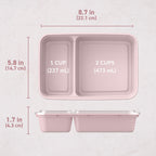 Bentgo Prep 2-Compartment Meal Prep Containers (20-Piece)
