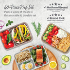 Bentgo Prep 60-Piece Meal Prep Kit